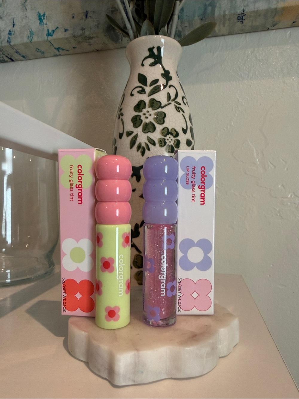 Colorgram Fruity Gloss Duo — Pink & Lavender